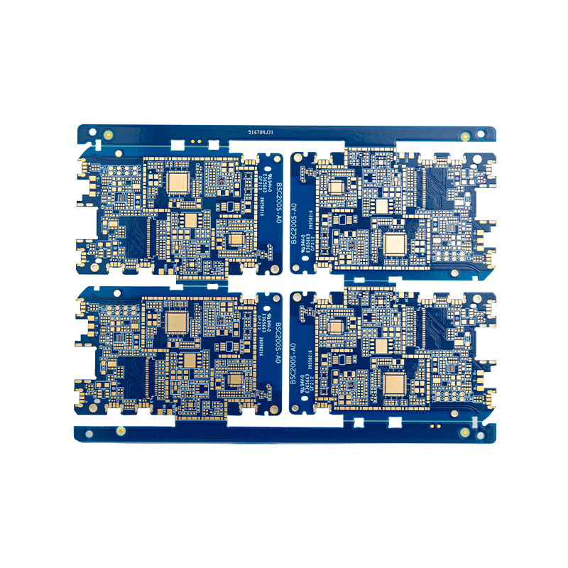Dubbelsidig blåguldplätering PCB